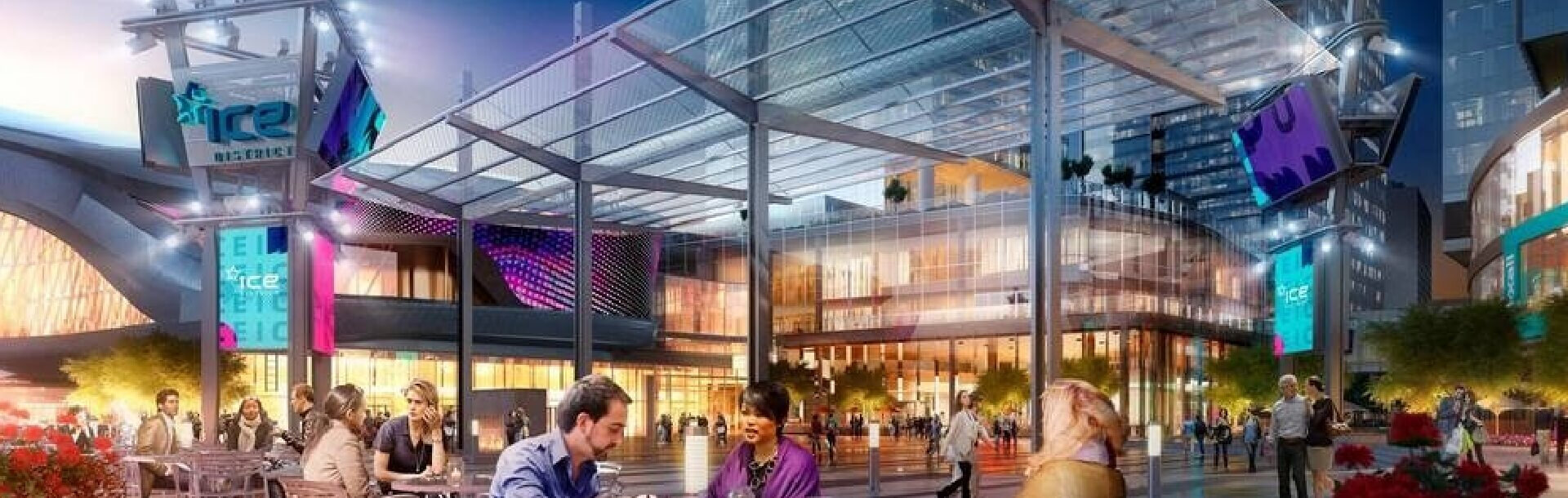 ICE District Block BG Podium, Media Tower, Public Realm & Zamboni Room